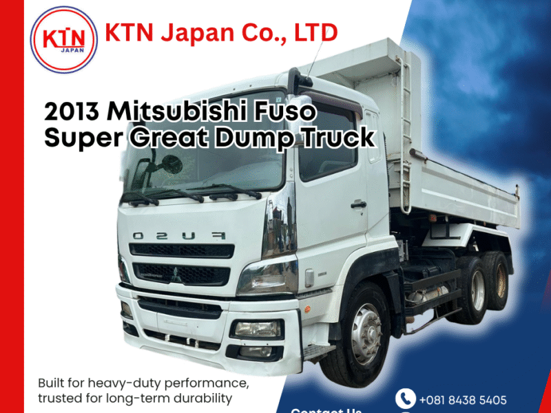 2013 Mitsubishi Fuso Super Great Dump Truck - KTN Japan